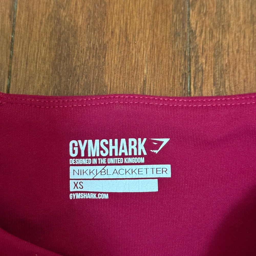 Gymshark x Nikki Blackketter‎ S1 Dynamic Leggings Beetroot XS - Picture 2 of 6